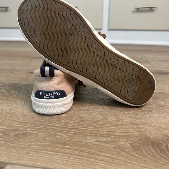 Sperry Women's tan Canvas Boat Shoes - Picture 9 of 9